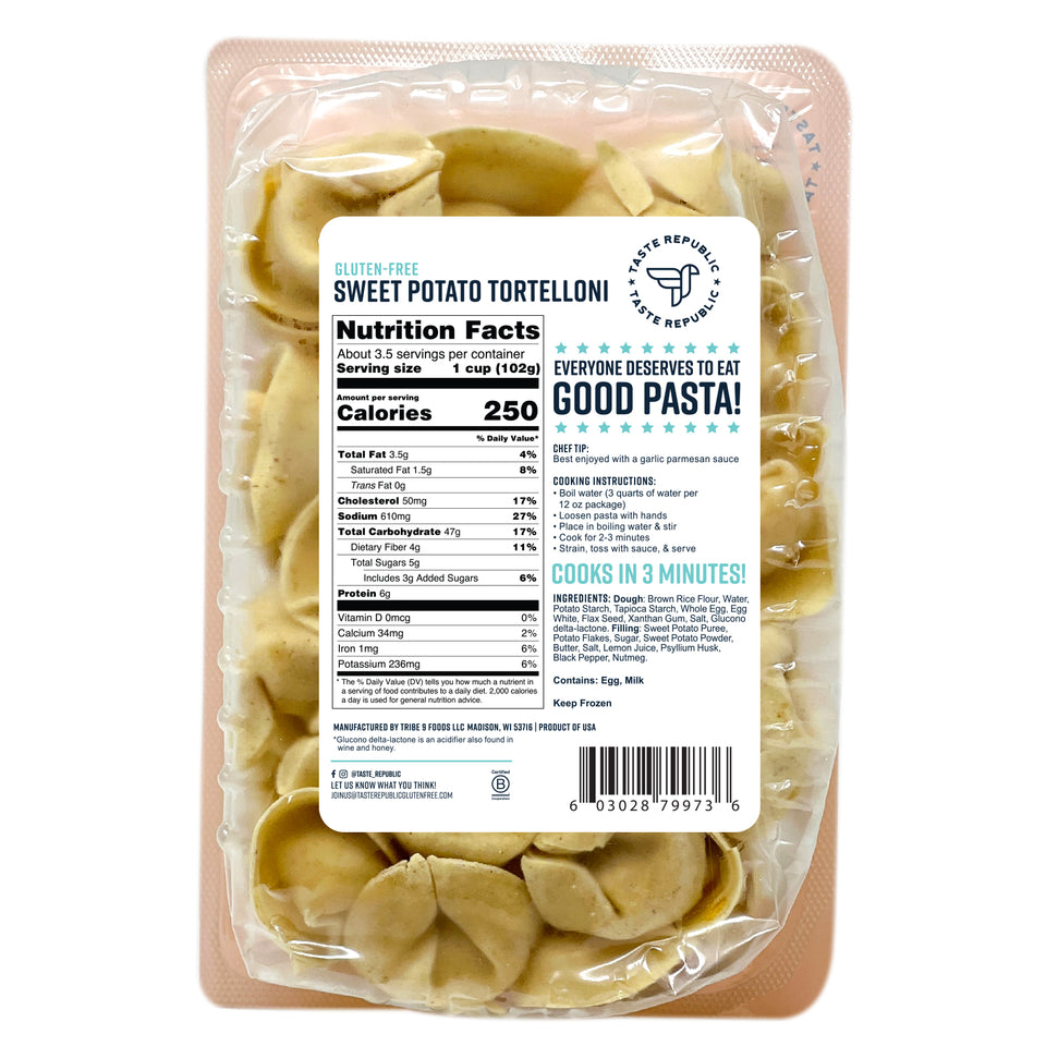 Gluten-Free Sweet Potato Tortelloni (6-Pack)